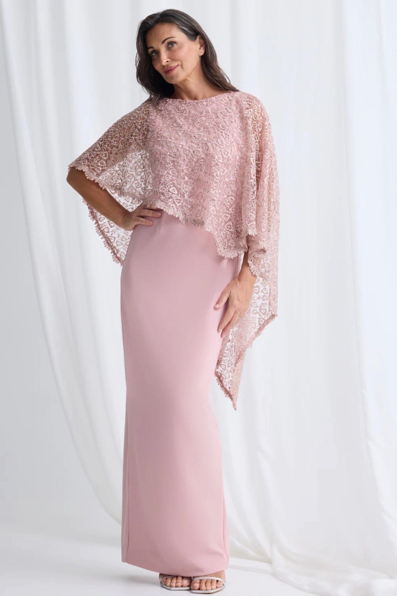 Lois & Co Full Length Dress June - Full Length Gown in Blush Pink June - Full Length Gown in Blush Pink
