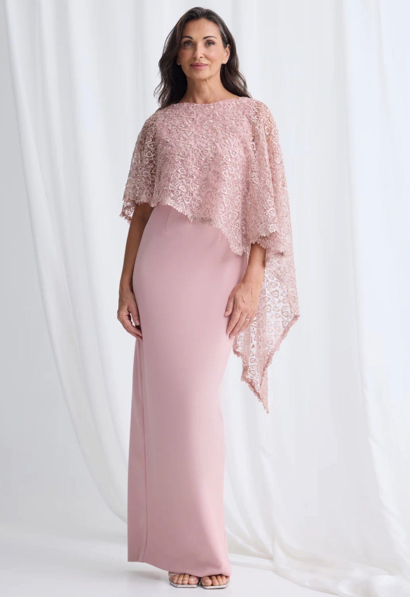 Lois & Co Full Length Dress June - Full Length Gown in Blush Pink June - Full Length Gown in Blush Pink