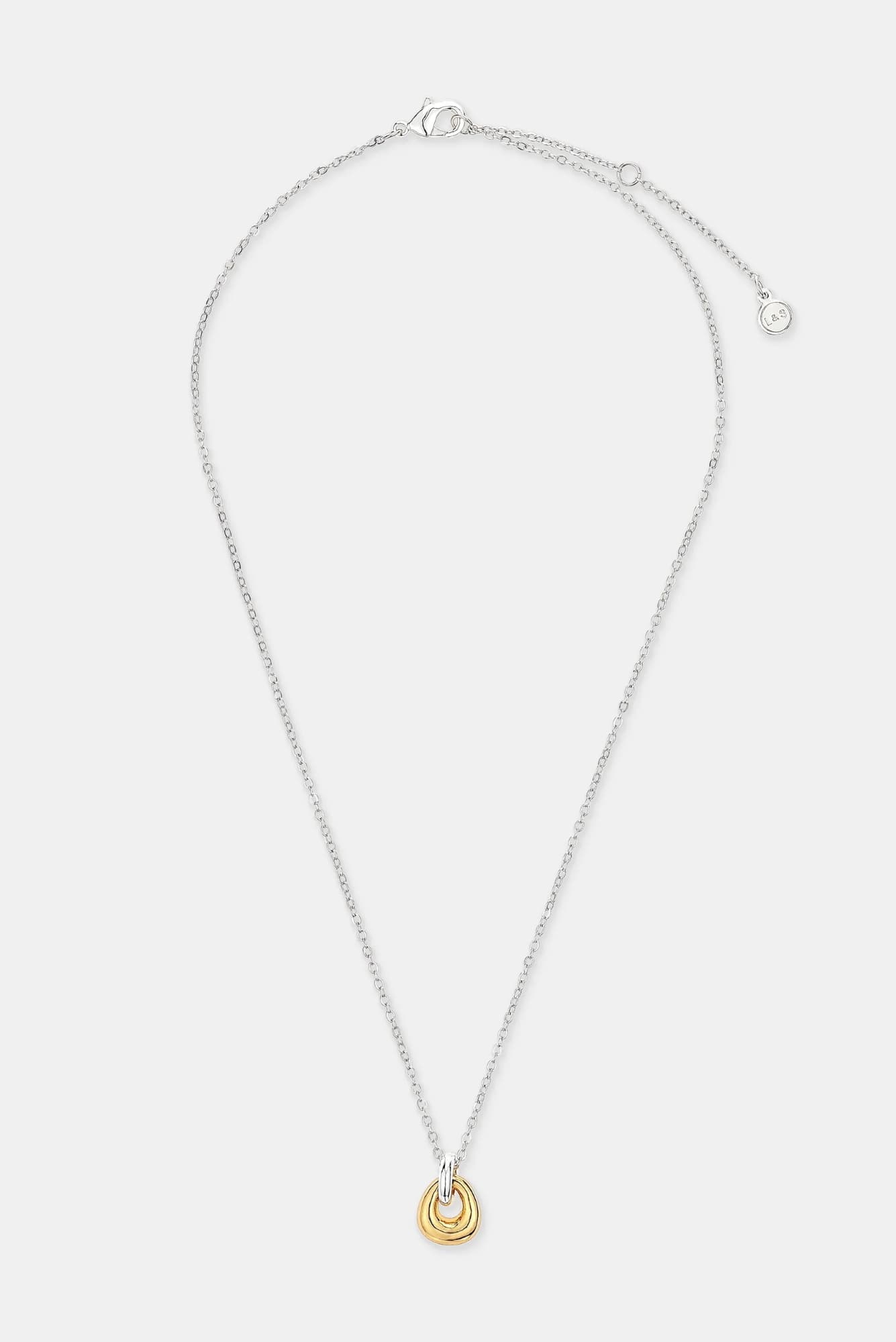 Lois & Co Necklace Pendant Amara – Mixed Metal Necklace - Lustre & Sage Amara – Mixed Metal Necklace - Lustre & Sage