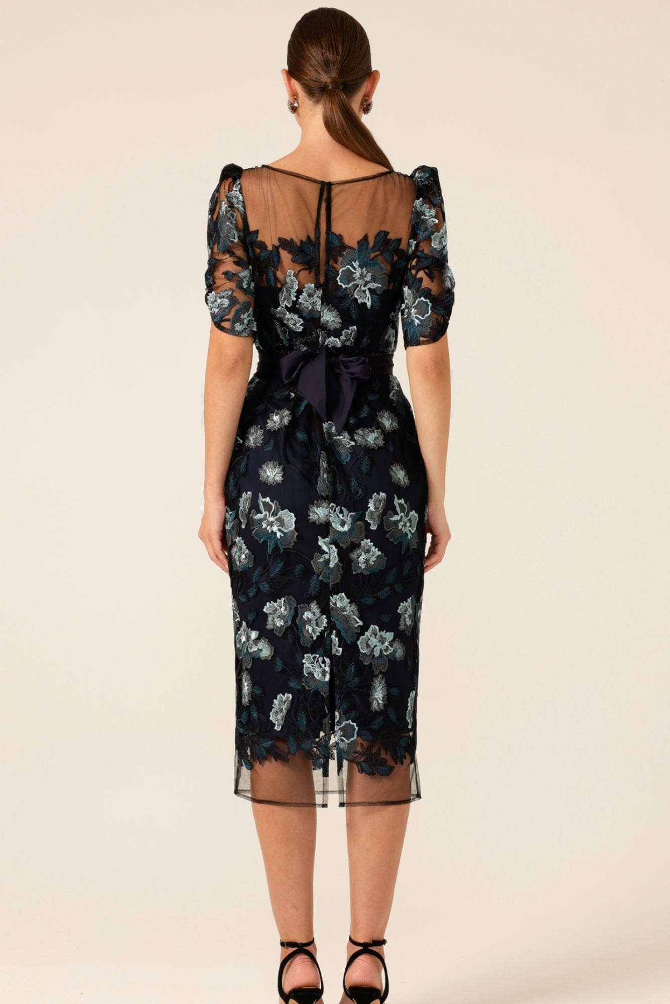 Lois & Co Portal Palace - Midnight Teal Aqua Lace Portal Palace - Midnight Teal Aqua Lace