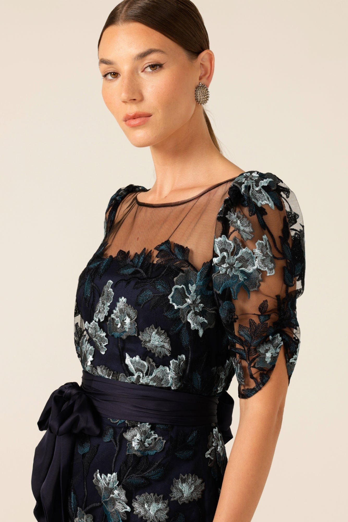 Lois & Co Portal Palace - Midnight Teal Aqua Lace Portal Palace - Midnight Teal Aqua Lace