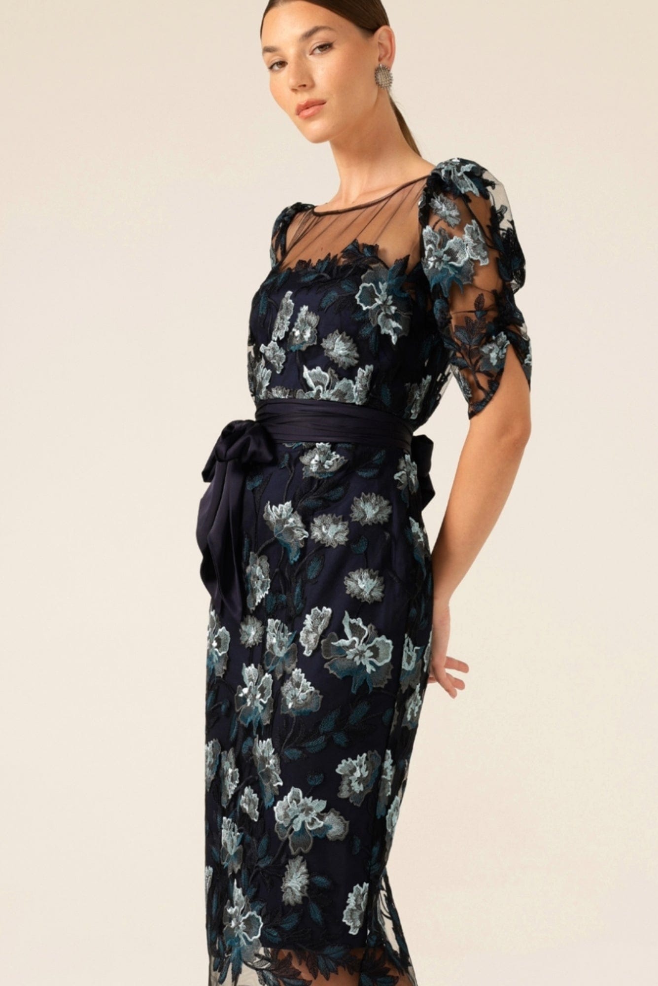 Lois & Co Portal Palace - Midnight Teal Aqua Lace Portal Palace - Midnight Teal Aqua Lace