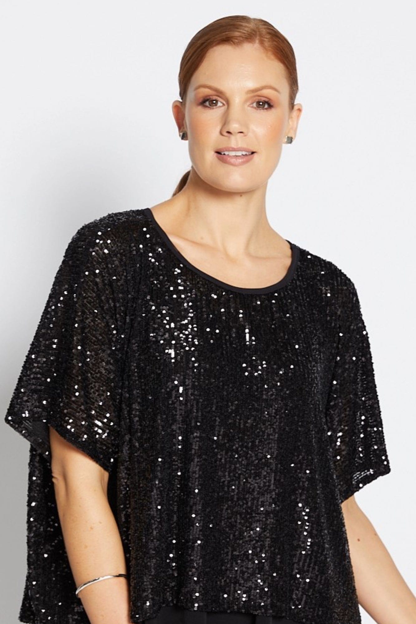 Lois & Co Sequin Top Kay Sparkling Sequin Tabard Top Kay Sparkling Sequin Tabard Top