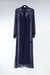 Lois & Co Coat Dress Designer Aubergine Maxi Length Shirt Dress