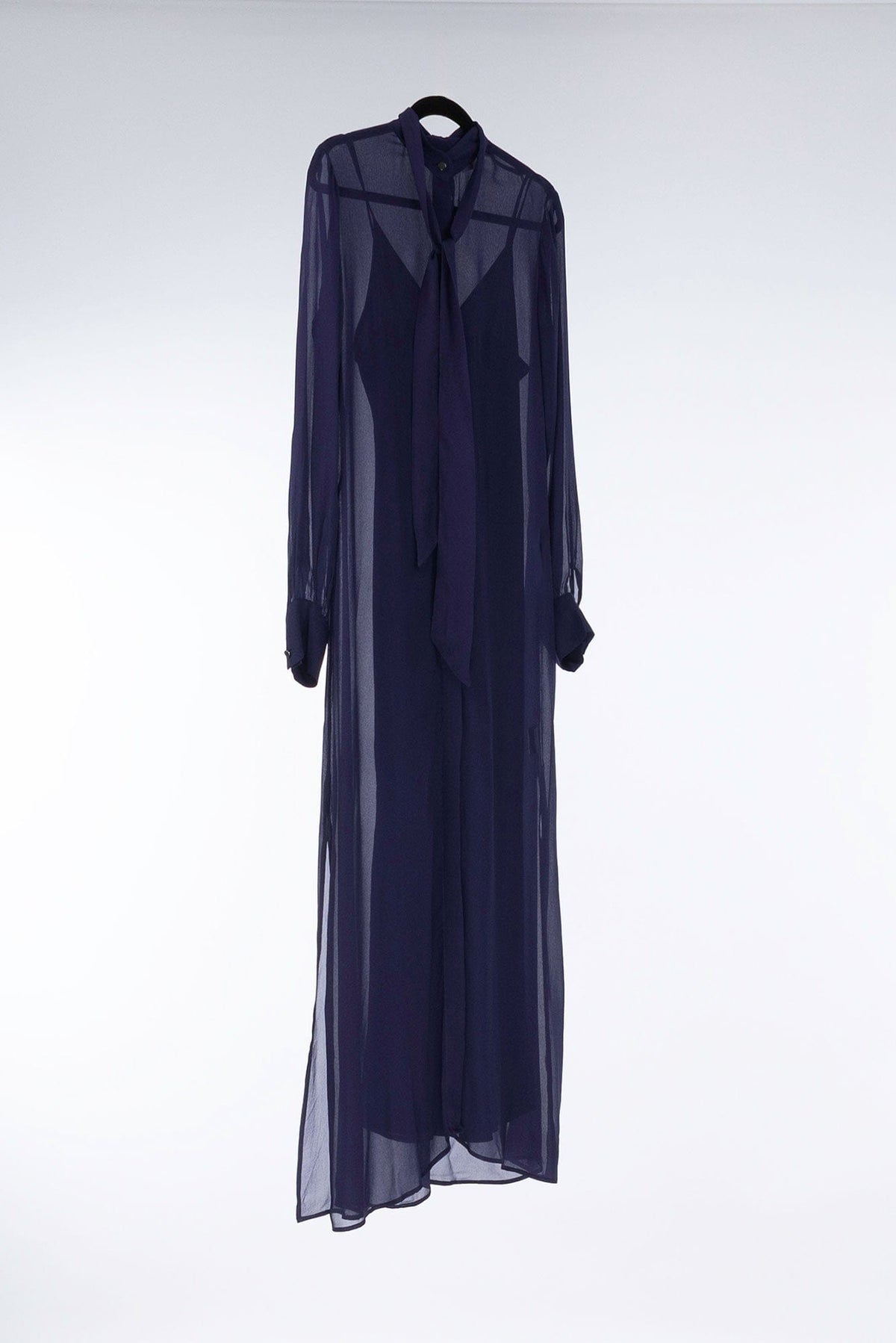 Lois & Co Coat Dress Designer Aubergine Maxi Length Shirt Dress