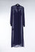 Lois & Co Coat Dress Designer Aubergine Maxi Length Shirt Dress