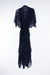 Lois & Co Cocktail Length Dress Designer Soft, Flowing and Feminine in Navy