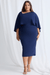 Lois & Co Cocktail Length Dress Oriana Midi - Graceful Cape Overlay Oriana Midi - Graceful Cape Overlay