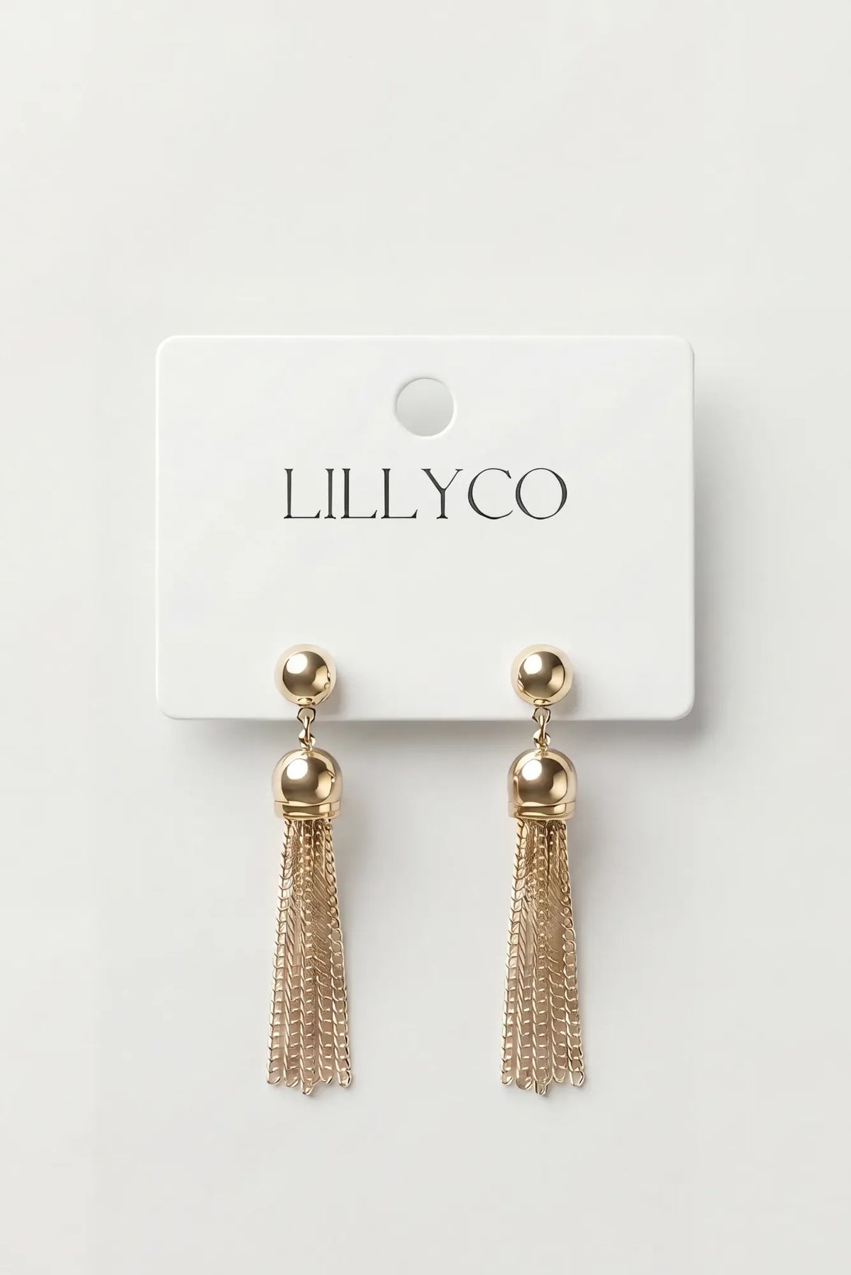 Lois &amp; Co Earrings Dangle Gold Tassel Earrings by LillyCo Gold Tassel Earrings by LillyCo