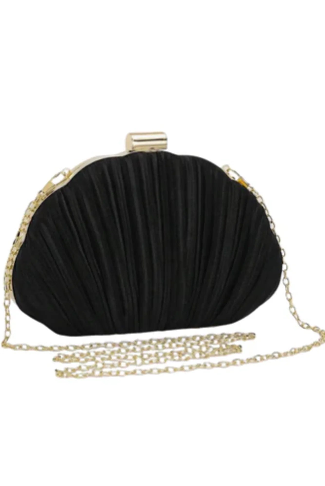 Lois & Co Evening Bags Black / Latch Sienna - Black Clutch Sienna - Black Clutch