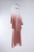 Lois & Co Full Length Dress Beautiful and Softly Flowing White to Pink to Dark Salmon Dress and Jacket