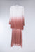 Lois & Co Full Length Dress Beautiful and Softly Flowing White to Pink to Dark Salmon Dress and Jacket