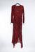 Lois & Co Full Length Dress Designer Stunning In Red