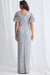 Lois & Co Full Length Dress Georgia - Silver Grey Beaded Gown Georgia - Silver Grey Beaded Gown