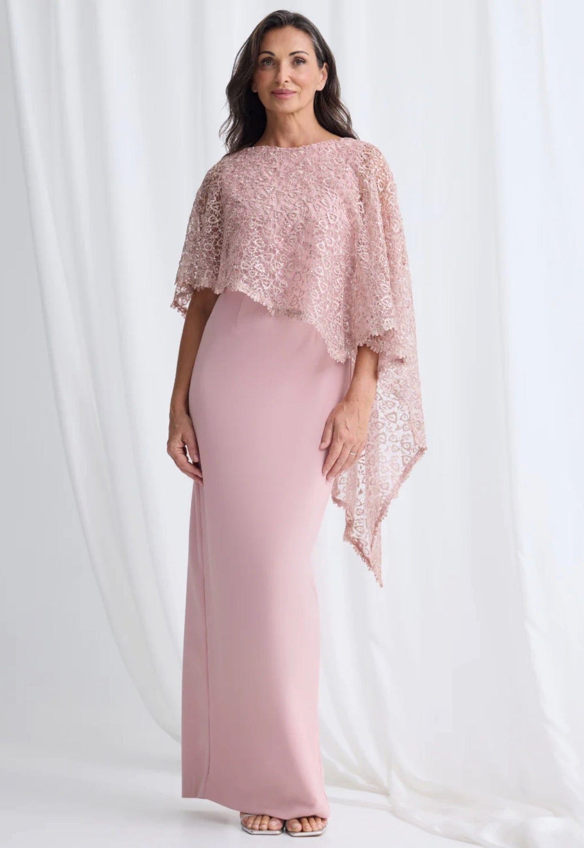 Lois &amp; Co Full Length Dress June - Full Length Gown in Blush Pink June - Full Length Gown in Blush Pink