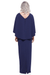 Lois & Co Full Length Dress Oriana Pencil Gown in Navy Oriana Pencil Gown in Navy