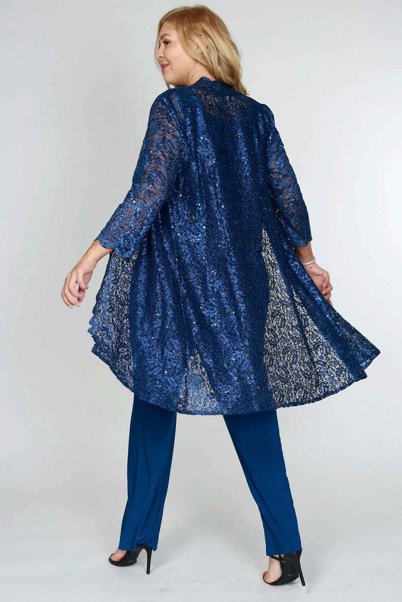 Lois & Co Glamour and Glitter Peacock Pantsuit