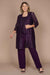 Lois & Co Glamour and Glitter Plum Pantsuit