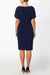 Lois & Co Knee Length Dress Alina - Navy Stretch Crepe