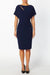 Lois & Co Knee Length Dress Alina - Navy Stretch Crepe