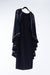 Lois & Co Knee Length Dress Designer Beautiful Midnight Blue Knee Length Dress with Long Cape