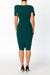 Lois & Co Knee Length Dress Juno - Dark Teal Elegance