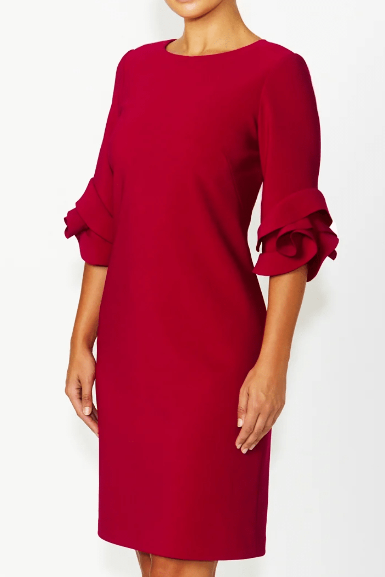 Lois & Co Knee Length Dress Rosie - Vivid Racing Red Rosie - Vivid Racing Red