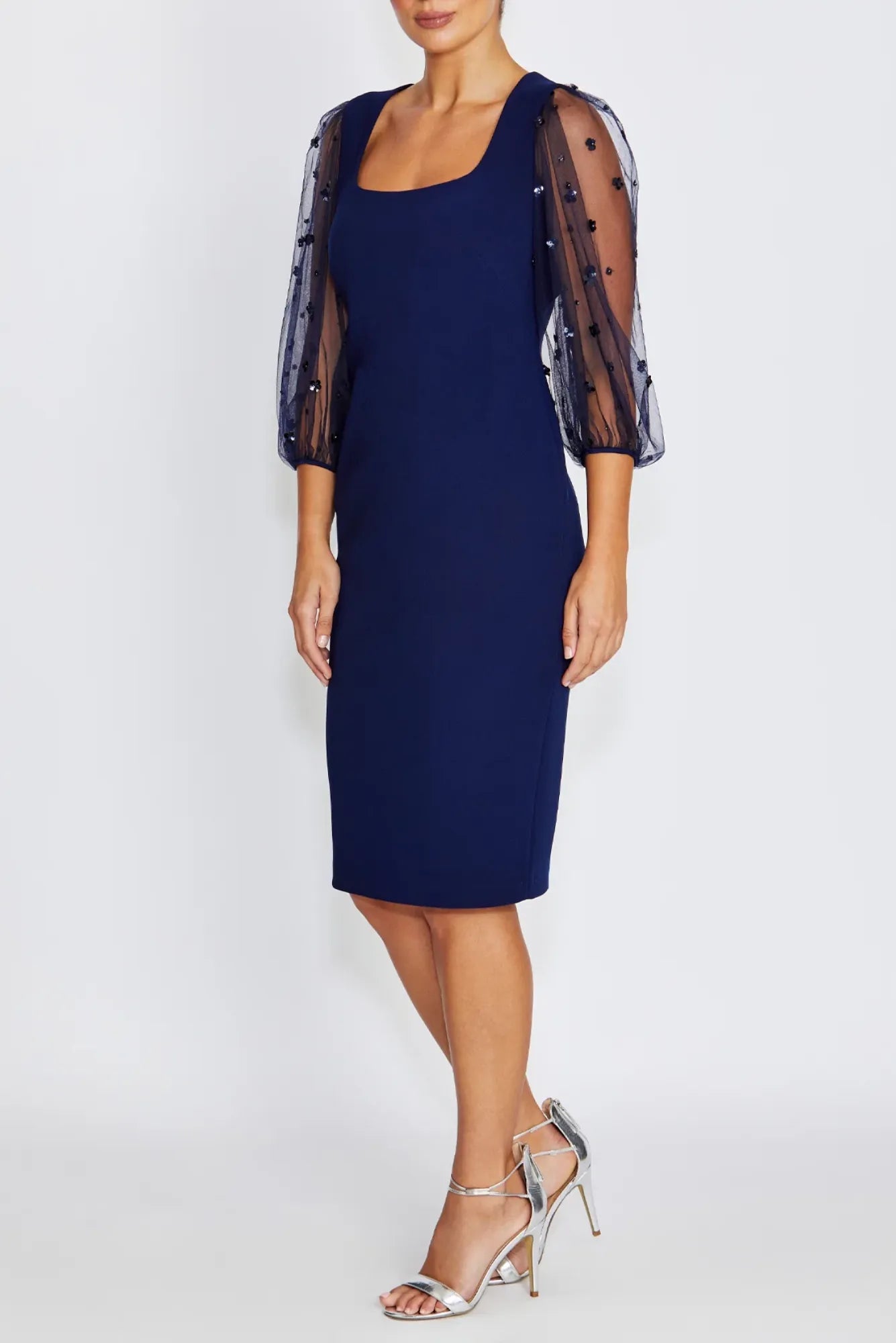 Lois & Co Knee Length Dress Theresa - Navy Dress Theresa - Navy Dress