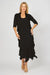 Lois & Co Maxi Length Dress Ruffled Silk Luxury with Matching Cardy Cover-Up Ruffled Silk Luxury with Matching Cardy Cover-Up