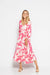 Lois & Co Mid Length Dress Amelia Pink Print Midi Amelia Pink Print Midi
