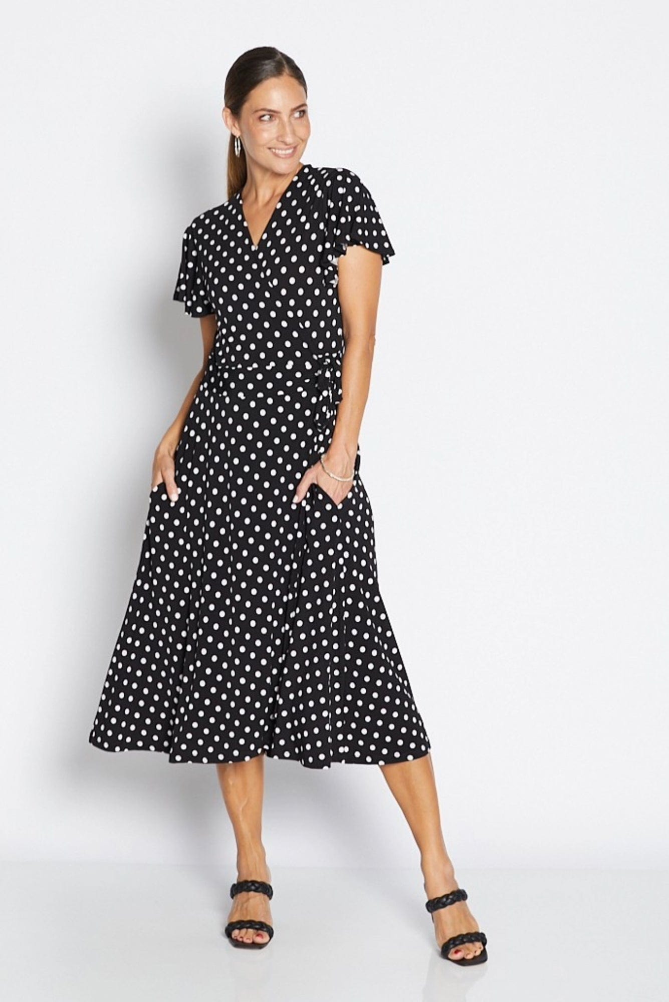 Lois & Co Mid Length Dress Florida Jersey Wrap Dress Florida Jersey Wrap Dress