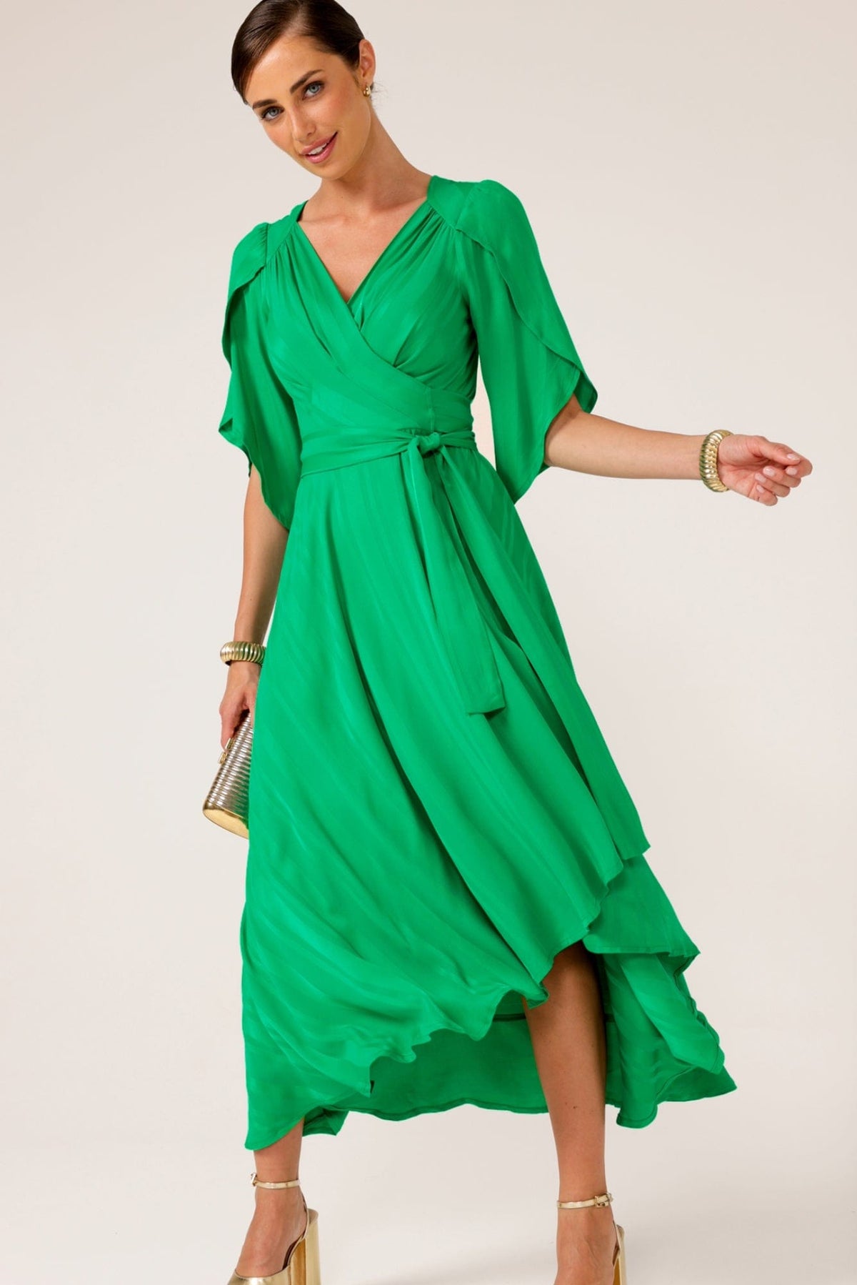 Lois &amp; Co Mid Length Dress Hanworth House in Apple Green Hanworth House in Apple Green