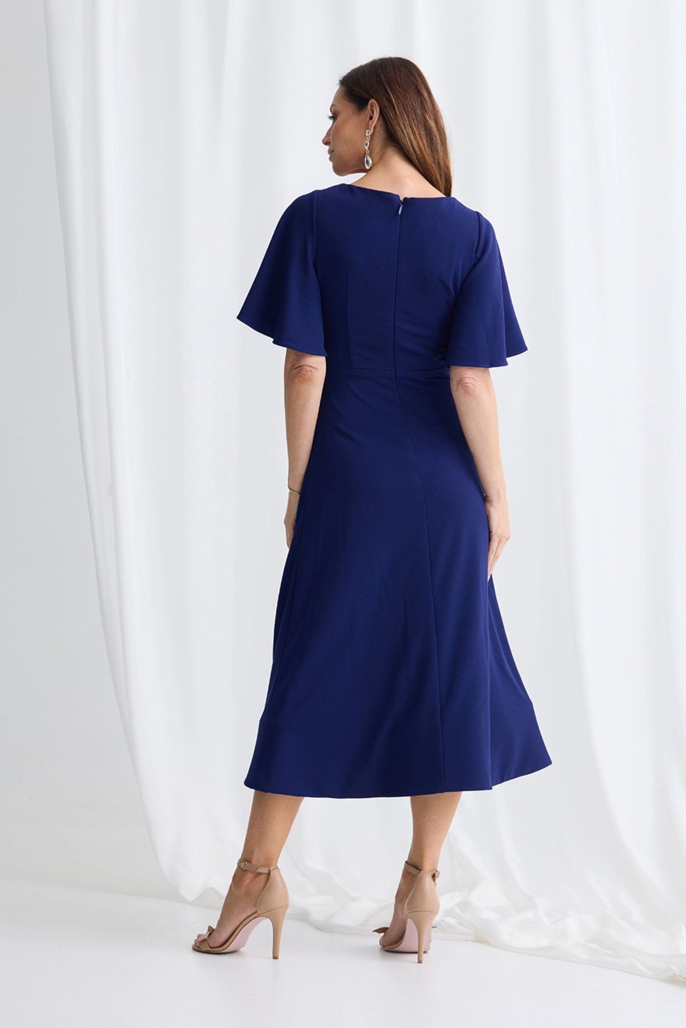 Lois & Co Mid Length Dress Martha - Vibrant Imperial Blue Martha - Vibrant Imperial Blue