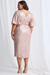 Lois & Co Mid Length Dress Maz Sequin Midi in Champagne Maz Sequin Midi in Champagne
