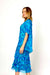 Lois & Co Mid Length Dress Summer Blue Luscious Silk