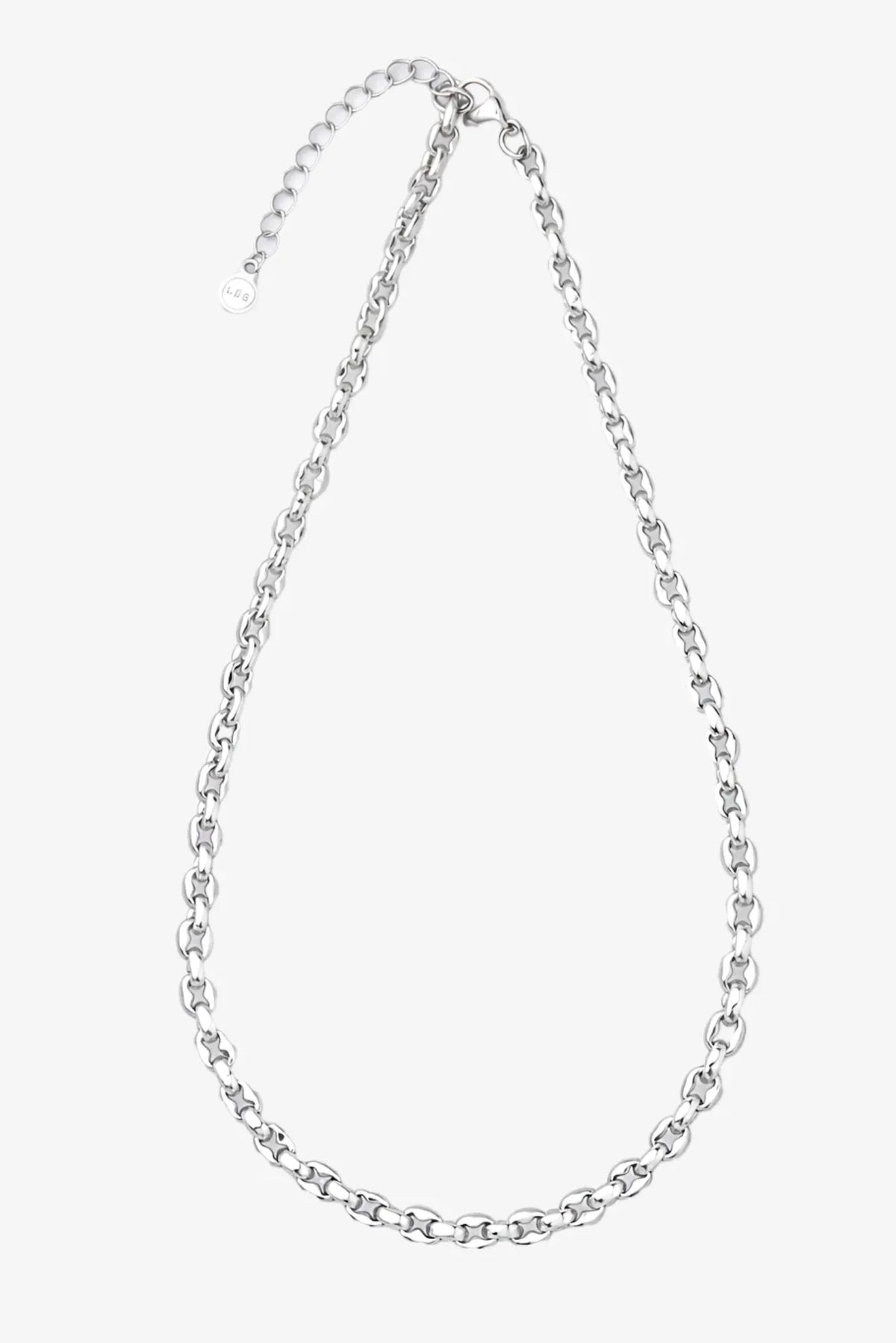 Lois & Co Necklace Chain Vantage Rope Sterling Silver Plated Necklace Vantage Rope Sterling Silver Plated Necklace