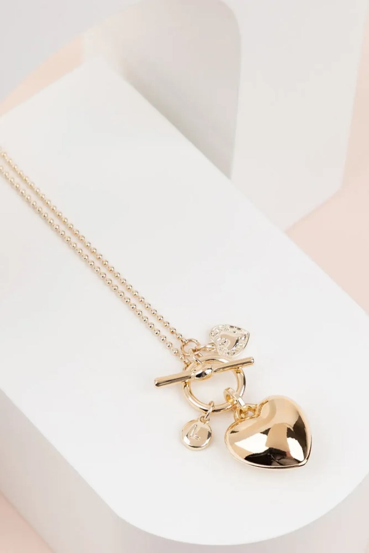 Lois & Co Necklace Other Light Gold Heart Necklace by LillyCo Light Gold Heart Necklace by LillyCo